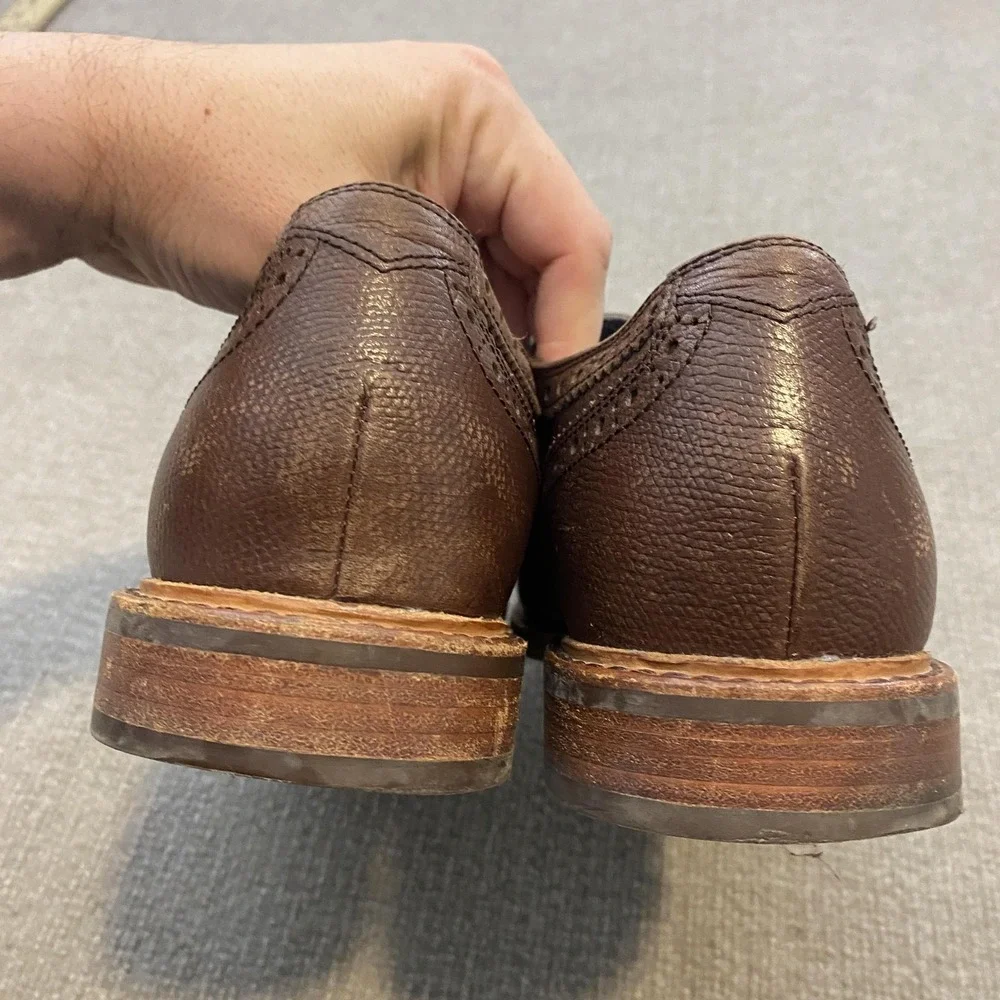 Cole Haan Shoes Mens Size 11 M Brown Leather Wingtip Brogue‎ Dress Oxfords